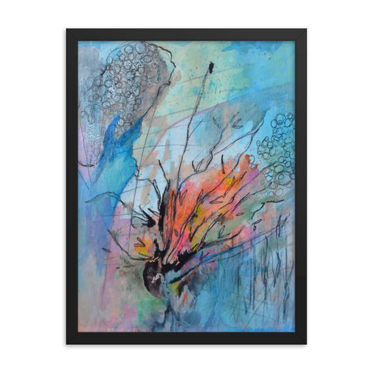 Euphoric Chaos Framed Print